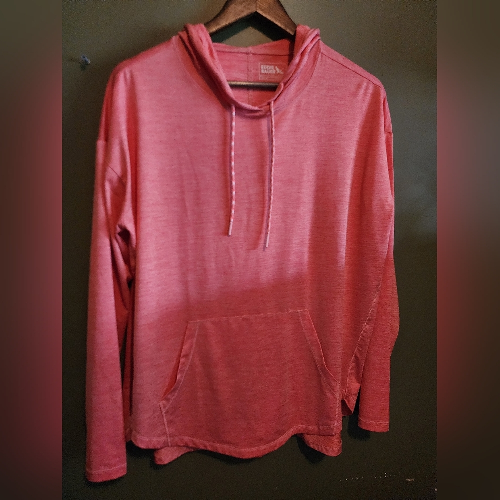 Eddie Bauer Coral Hoodie Pullover Womens Mediun